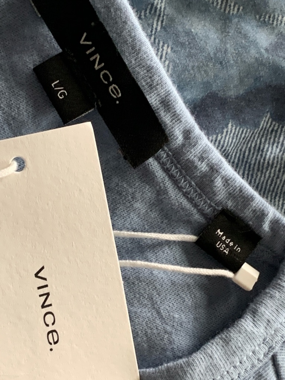 Vince Garment Dyed Crewneck Tee Short Sleeve
Color:
Washed Country Sky - Picture 8 of 8